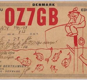ad9012 - DENMARK - RADIO FREQUENCY CARD -  1948