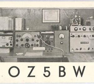 ad9017 - DENMARK - RADIO FREQUENCY CARD -  1949