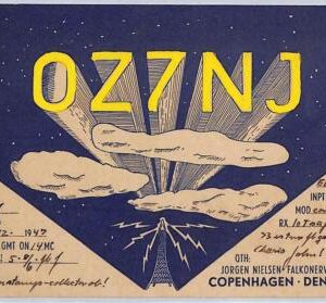 ad9014 - DENMARK - RADIO FREQUENCY CARD -  1947