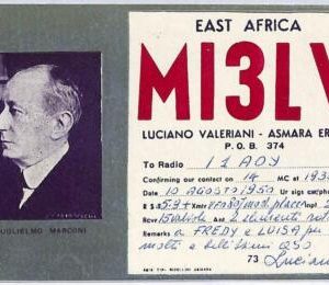 ad9031 - ERITREA - RADIO FREQUENCY CARD   -  1950