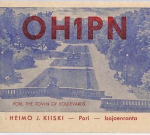 ad9044 - FINLAND - RADIO FREQUENCY CARD   -  1950's