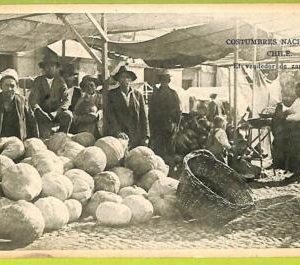 ah0157 - CHILE  - VINTAGE POSTCARD - National customs