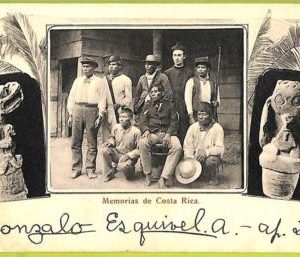 ah0162 - COSTA RICA  - VINTAGE POSTCARD - Memoirs