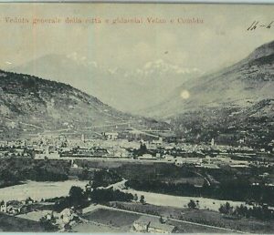 97327  - CARTOLINA d'Epoca -  AOSTA Citta' -  PANORAMA 1902