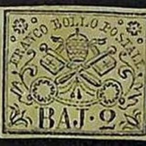 94706d - Antichi Stati STATO PONTIFICIO: Sassone # 3a  -  NUOVO Linguellato MH