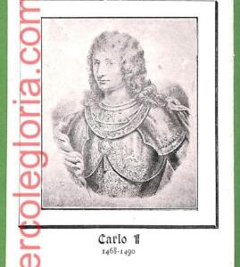 ah0978 - VINTAGE POSTCARD - Carlo II -  ROYALTY Reali ITALY Italia