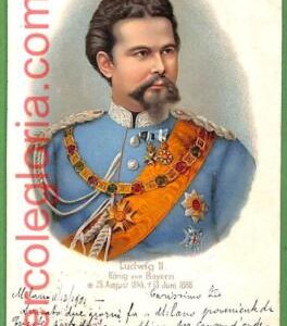 ah0962 - VINTAGE POSTCARD - Ludwig II - 1901 -  ROYALTY Germany