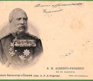 ah0961 - VINTAGE POSTCARD - S.M. Alberto-Federico - 1904 -  ROYALTY Germany