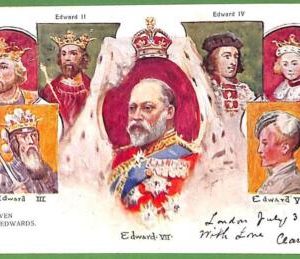 ah1076 - VINTAGE POSTCARD - Edward VII - 1902 - ROYALTY  England