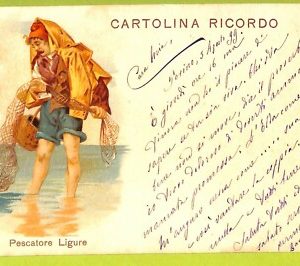 aa8802 - CARTOLINA D'EPOCA - GENOVA Città: Pescatore Ligure