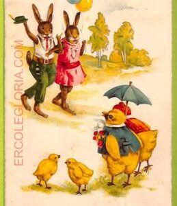 ae9660 - Ansichtskarten VINTAGE POSTCARD - LITHUANIA - 1931 -Celebrations Easter