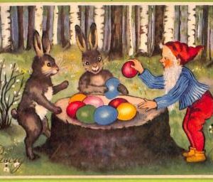 ae9667 - Ansichtskarten VINTAGE POSTCARD - LITHUANIA -  Celebrations Easter