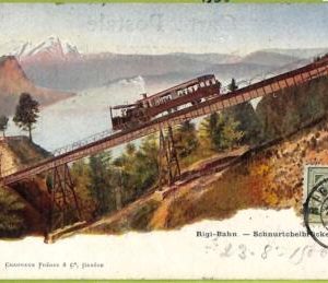 ad4957 - SWITZERLAND Schweitz - Ansichtskarten VINTAGE POSTCARD - Rigi-Bahn-1906