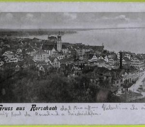 ad4958 - SWITZERLAND -Ansichtskarten VINTAGE POSTCARD-Gruss aus Rorschach - 1901
