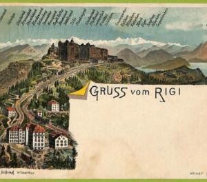 ad4928 - SWITZERLAND Schweitz - Ansichtskarten VINTAGE POSTCARD - Rigi