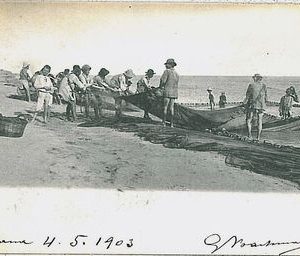 CARTOLINA d'Epoca ANCONA : PESCATORI 1903