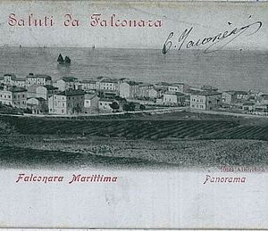 31582  CARTOLINA d'Epoca ANCONA provincia : Falconara Marittima 1902