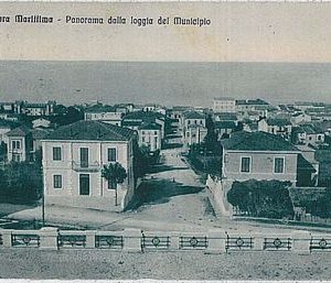 31581 CARTOLINA d'Epoca ANCONA provincia : Falconara Marittima - Panorama