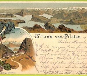ad4911 - SWITZERLAND Schweitz - Ansichtskarten VINTAGE POSTCARD - Pilatus - 1895