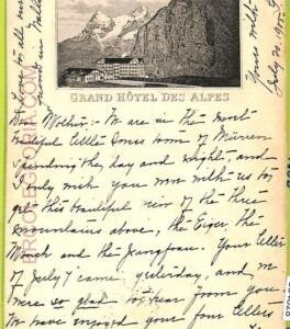 ad4828 - SWITZERLAND Schweitz - Ansichtskarten VINTAGE POSTCARD - Murren - 1905