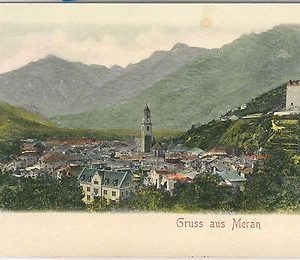 40721    CARTOLINA d'Epoca - BOLZANO - MERANO : GRUSS AUS - In RILIEVO!