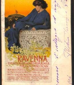 Lib591 - CARTOLINA d'Epoca - PUBBLICITARIA Illustrata 1904 EXPO RAVENNA Dudovich