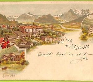 ad4927 - SWITZERLAND  - Ansichtskarten VINTAGE POSTCARD - Gruss aus  Ragaz-1904