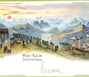 ad4973 - SWITZERLAND Schweitz - Ansichtskarten VINTAGE POSTCARD-Rigi-Kulm - 1904