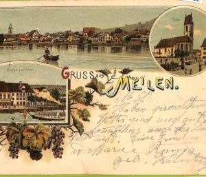 ad4822 - SWITZERLAND - Ansichtskarten VINTAGE POSTCARD - Gruss aus Meilen-1900