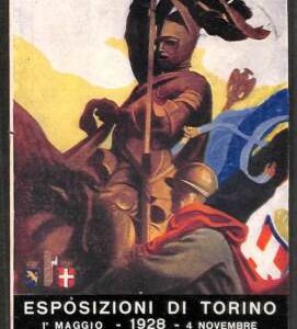 Lib619 - CARTOLINA d'Epoca - PUBBLICITARIA Illustrata: EXPO TORINO 1928 Dudovich