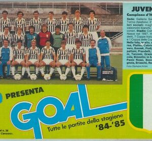 83869 - COLLEZIONISMO D'epoca: Calcio PROGRAMMA partite stagione 84/85 JUVENTUS