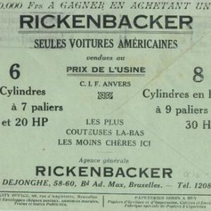 93166 - BELGIUM - POSTAL HISTORY - Advertising CHEQUES COVER 1926  Auto CARS
