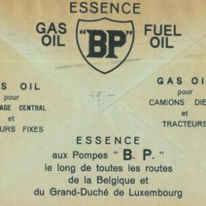 93242 - BELGIUM - POSTAL HISTORY - Advertising CHEQUES COVER 1935 Autos GAS