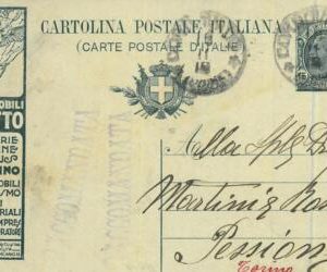 93259 - ITALY - POSTAL HISTORY - Advertising STATIONERY:  Diatto AUTO CARS 1918
