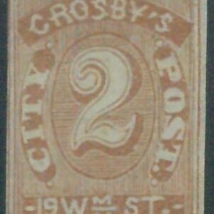 88337 - USA -   STAMPS - LOCAL MAIL  Scott # 5 MLH - maybe a REPRINT