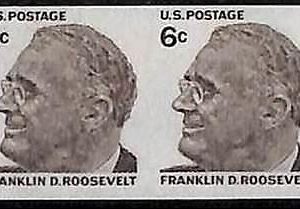 94788b - USA - STAMPS - SC # 1305a IMPERF PAIR - MNH   Franklin Roosevelt
