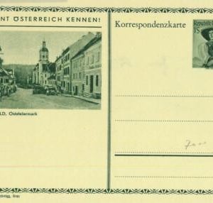 93391 - AUSTRIA - Postal HISTORY - Picture STATIONERY CARD - Cars BIRKFELD