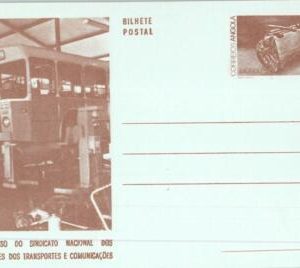 93402  -  ANGOLA  - Postal History - PICTURE Stationery Card  - TRANSPORT bus