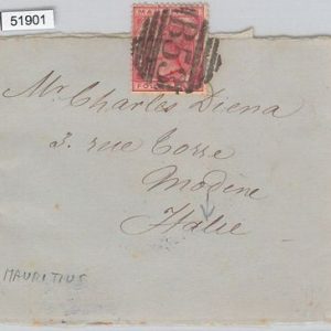 51901 - MAURITIUS -  POSTAL HISTORY - WRAPPER to ITALY