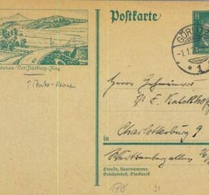 93384 - GERMANY Reich - Postal HISTORY - Picture STATIONERY CARD Bridge Car 1923