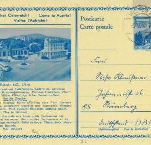 93392 - AUSTRIA - Postal HISTORY - Picture STATIONERY CARD - Health MEDICINE bus