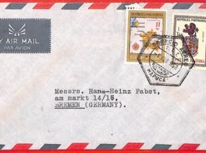 aa3956  - Portuguese India - POSTAL HISTORY -  AIRMAIL  Cover to  GERMANY 1958