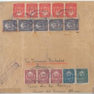 73789 - NICARAGUA - POSTAL HISTORY - LARGE COVER to BRAZIL Curityba  1911