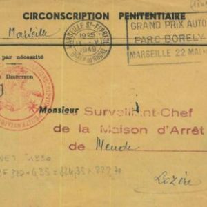 93484 - FRANCE - POSTAL HISTORY - Special Postmark AUTO GRAND PRIX Marseille