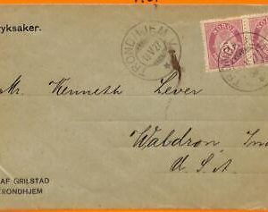 99406 - NORWAY - Postal History -  Cover to the USA 1927