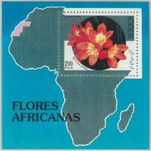 C0396 - Western SAHARA OCCIDENTAL - 1994, Miniature sheet: African Flowers