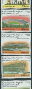 C0426 - Western SAHARA OCCIDENTAL - 1996, set 5: Olympic Stadiums, Seoul, Rome