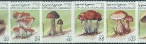 C0440 - Western SAHARA OCCIDENTAL - 1997, Set of 6: Mushrooms