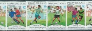 C0463 - Western SAHARA OCCIDENTAL - 1998, set  FOOTBALL  World cup France 98
