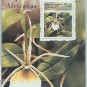 C0474 - Western SAHARA OCCIDENTAL - 1999, Miniature Sheet: Flowers, Orchids